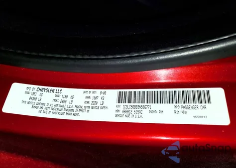 2009 Chrysler Sebring Touring из США, поврежденный, VIN 1C3LC56B69N506771